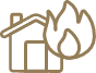 icono incendio casa